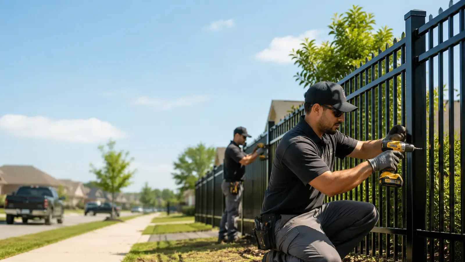 Metal Fence Installation in Bladensburg, OH